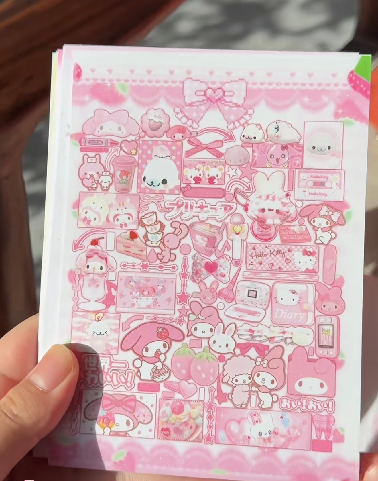 {c-贴纸书} 30p sugarbunnies tea talk sticker book