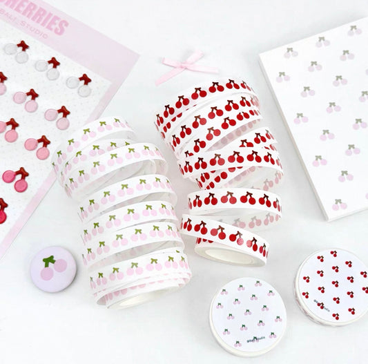 {bali studio} cherries masking tape