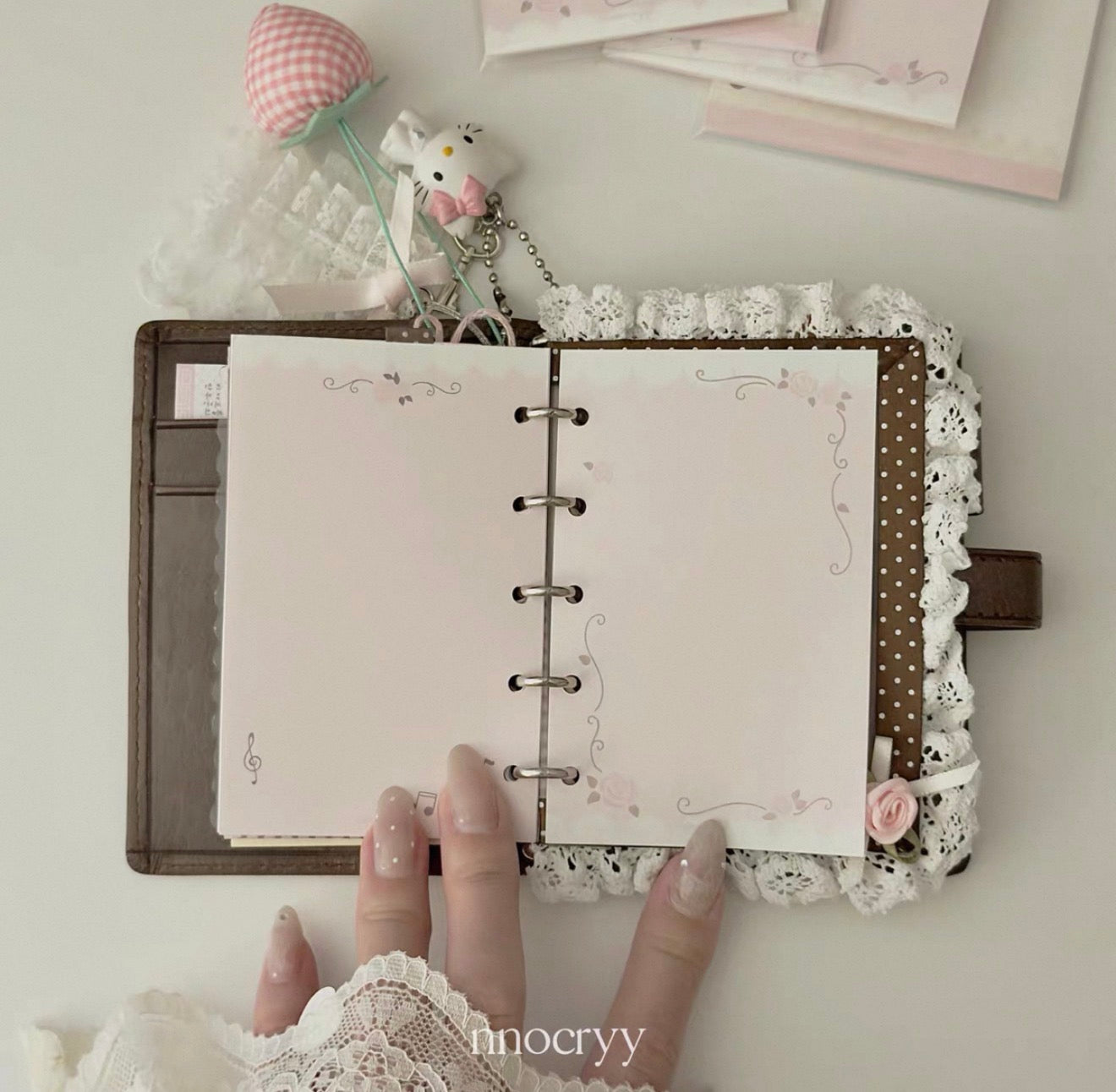 {nnocryy} m5/a7 cream rose refill set