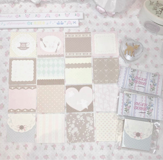{DearDoris} angels garden square note set