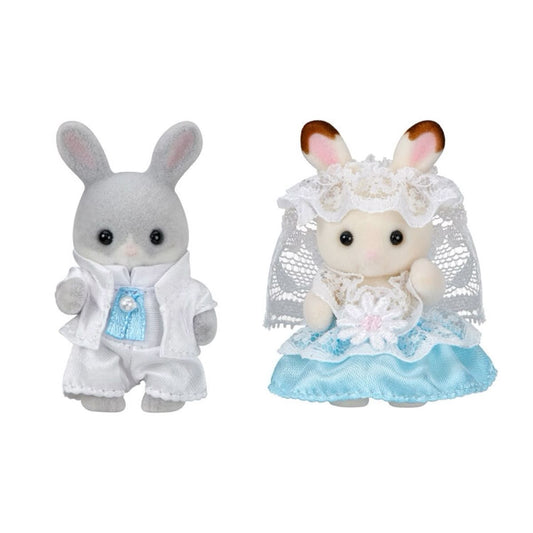 {JAPAN} sylvanian families baby bride and groom set of 2