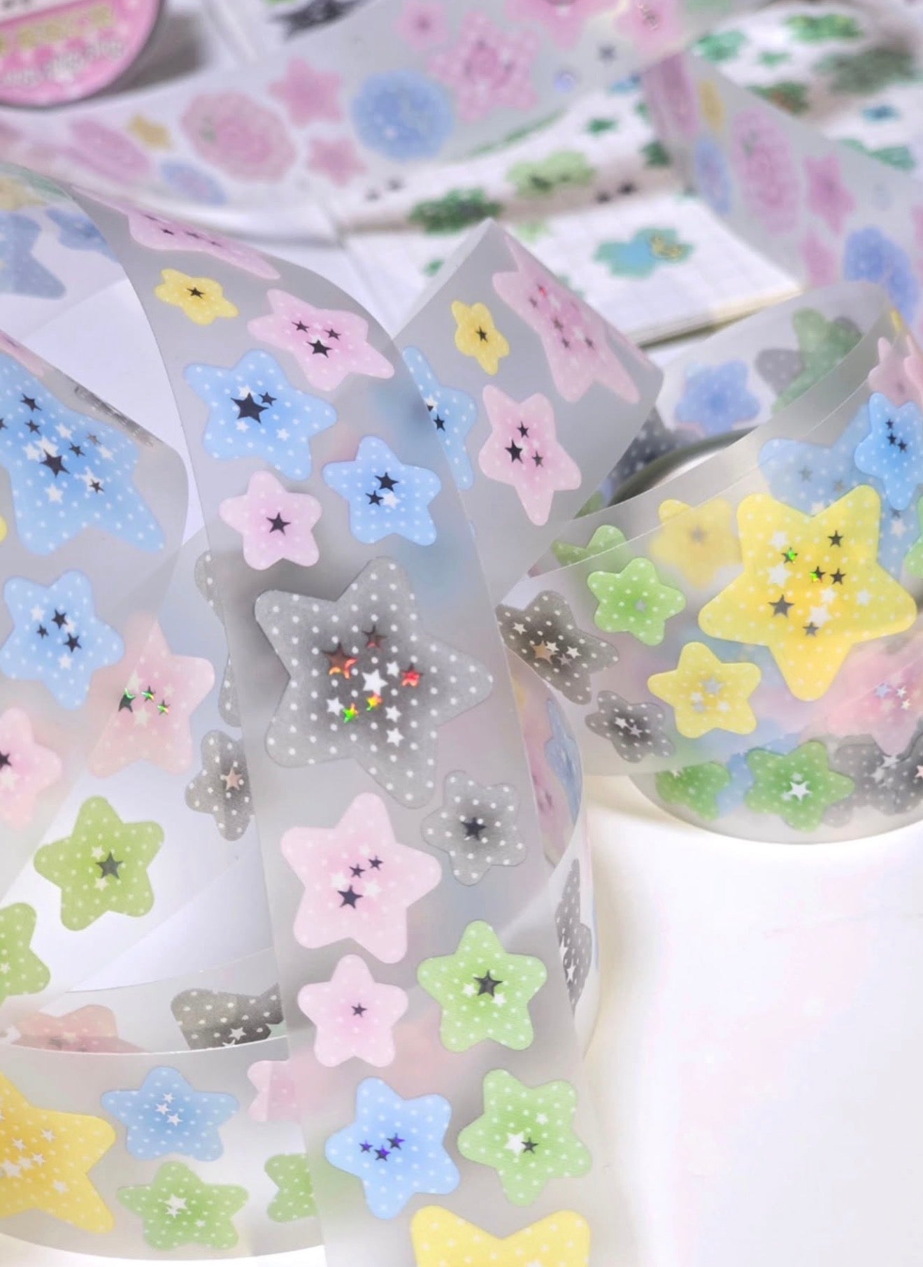 {hipromland} dot! dot! star! kiss cut tape