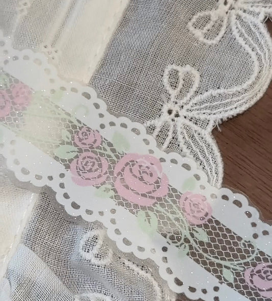 {intomyvibe} rosy lace tape