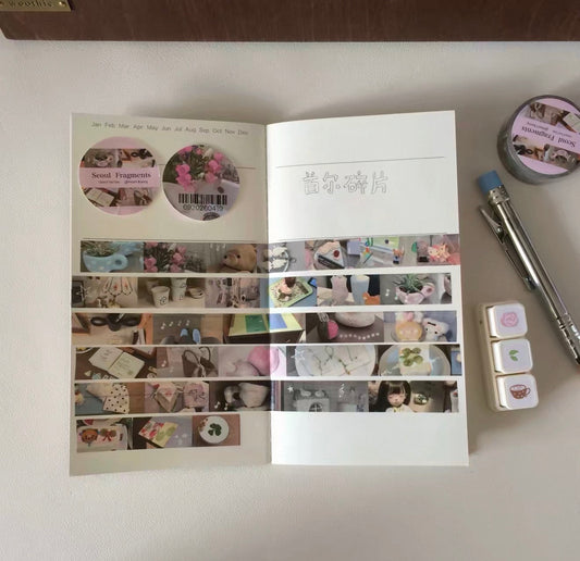 {heart bunny} seoul fragments masking tape