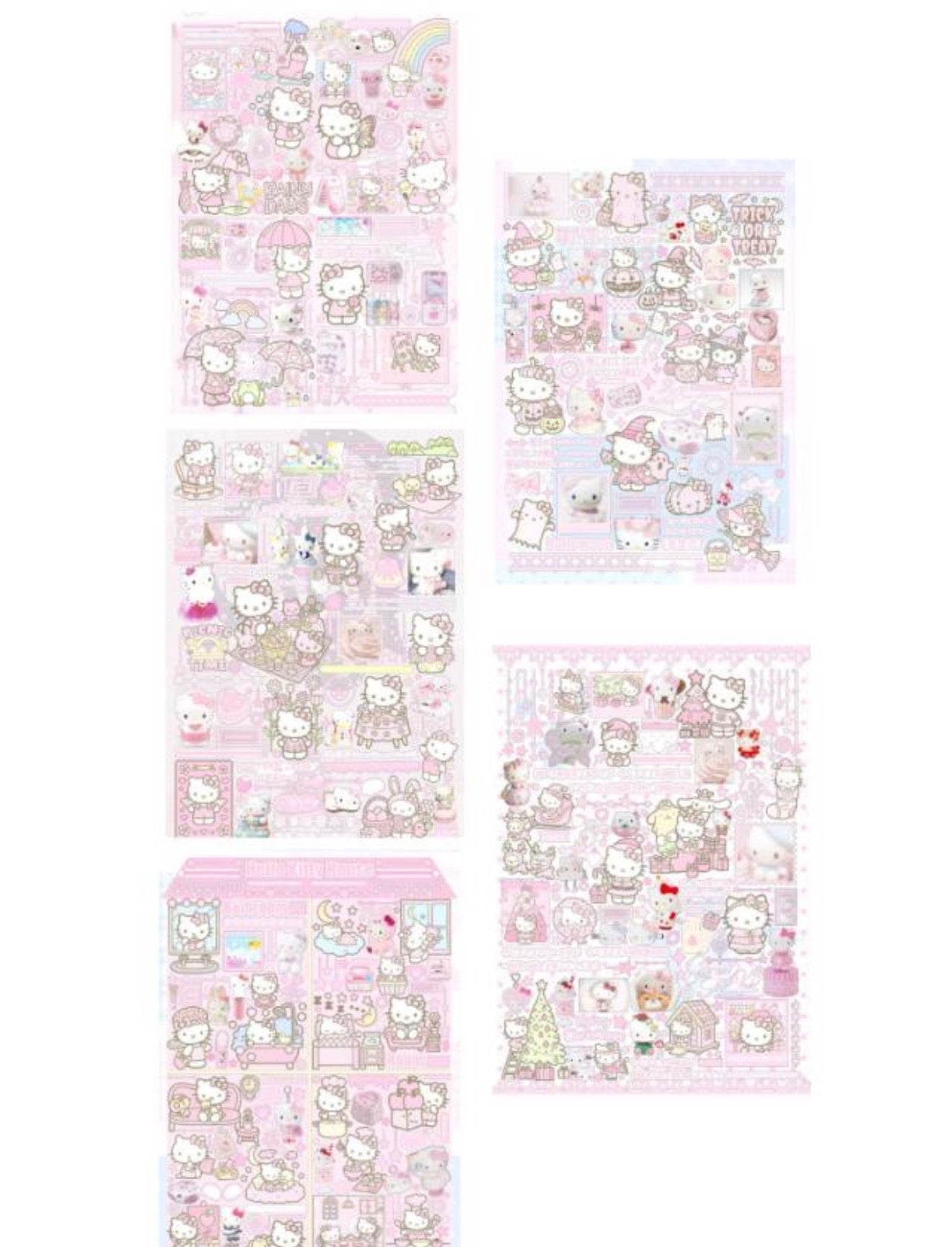 {c-贴纸书} 40p pink hello kitty sticker book