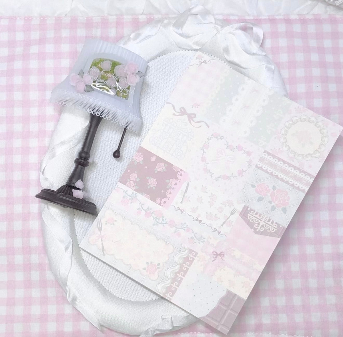 {DearDoris} vintage wallpaper 50p memo pad