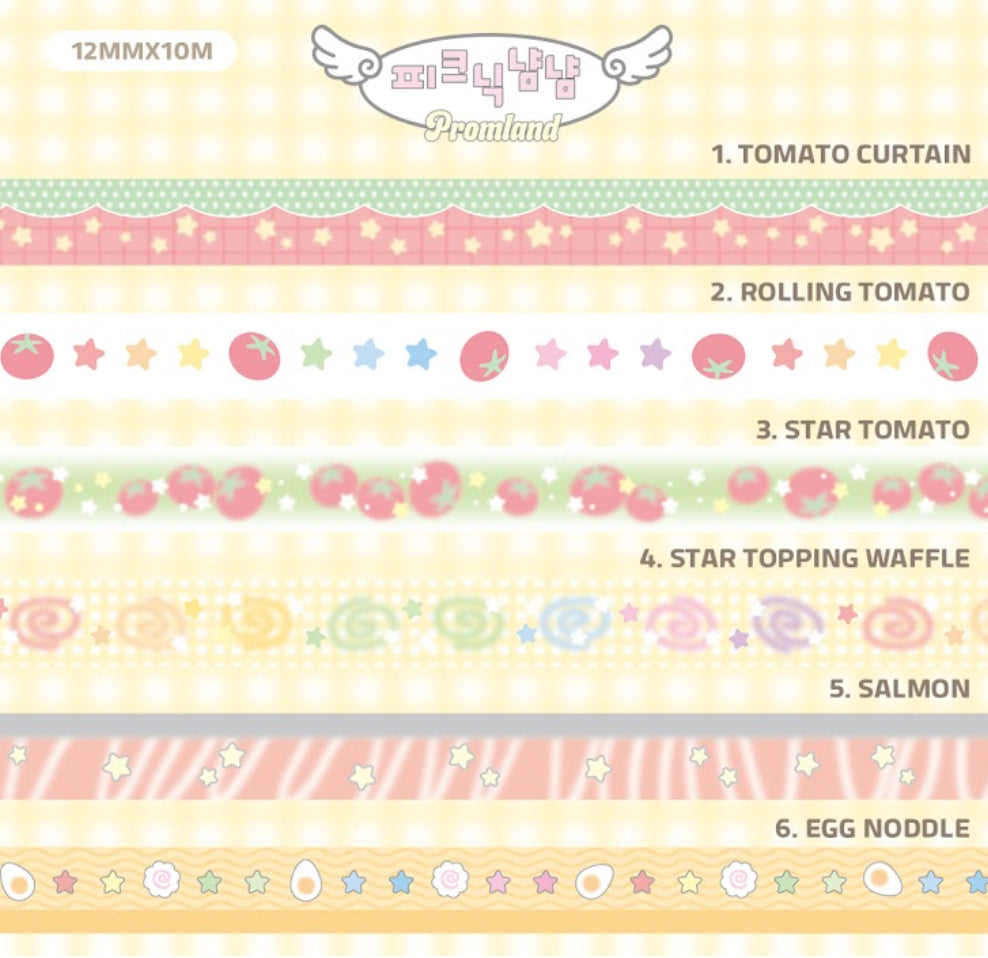 {hipromland} picnic washi tape