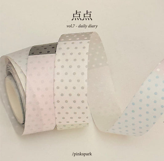 {pinkspark} dot washi tape