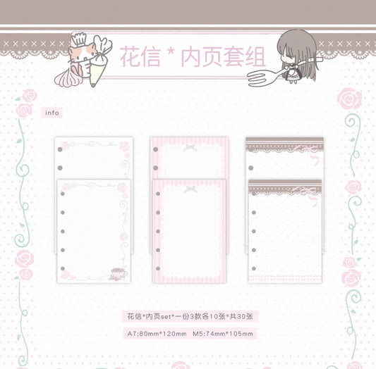 {all4u} m5/a7 rose lace refill set