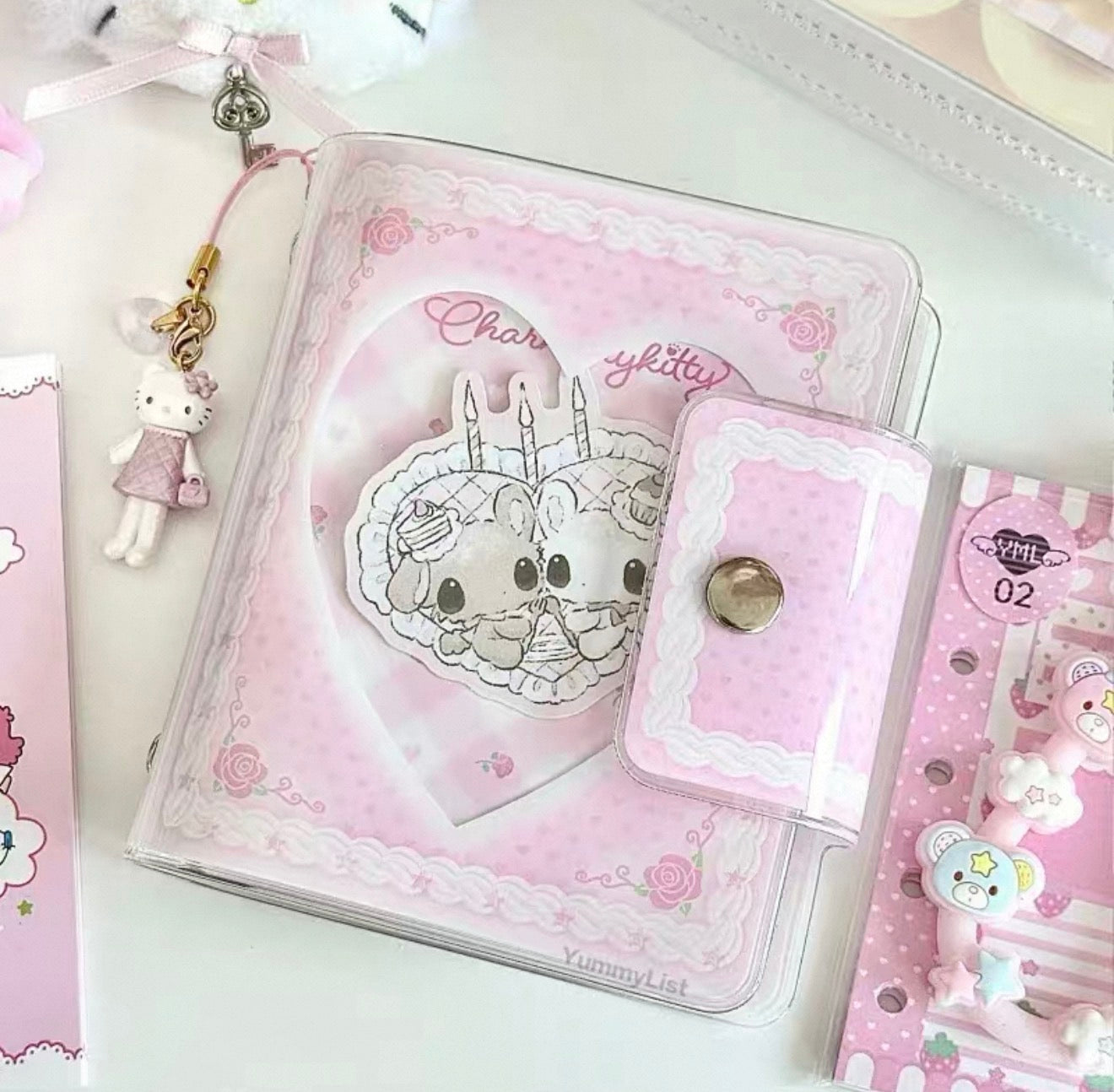 {yummylist} m5 glitter rosy frosting binder
