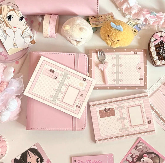 {eating cookies} pink and brown note
