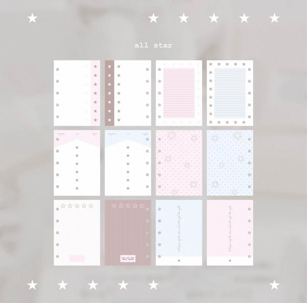 {ribbon shop} all star m5 binder refill paper