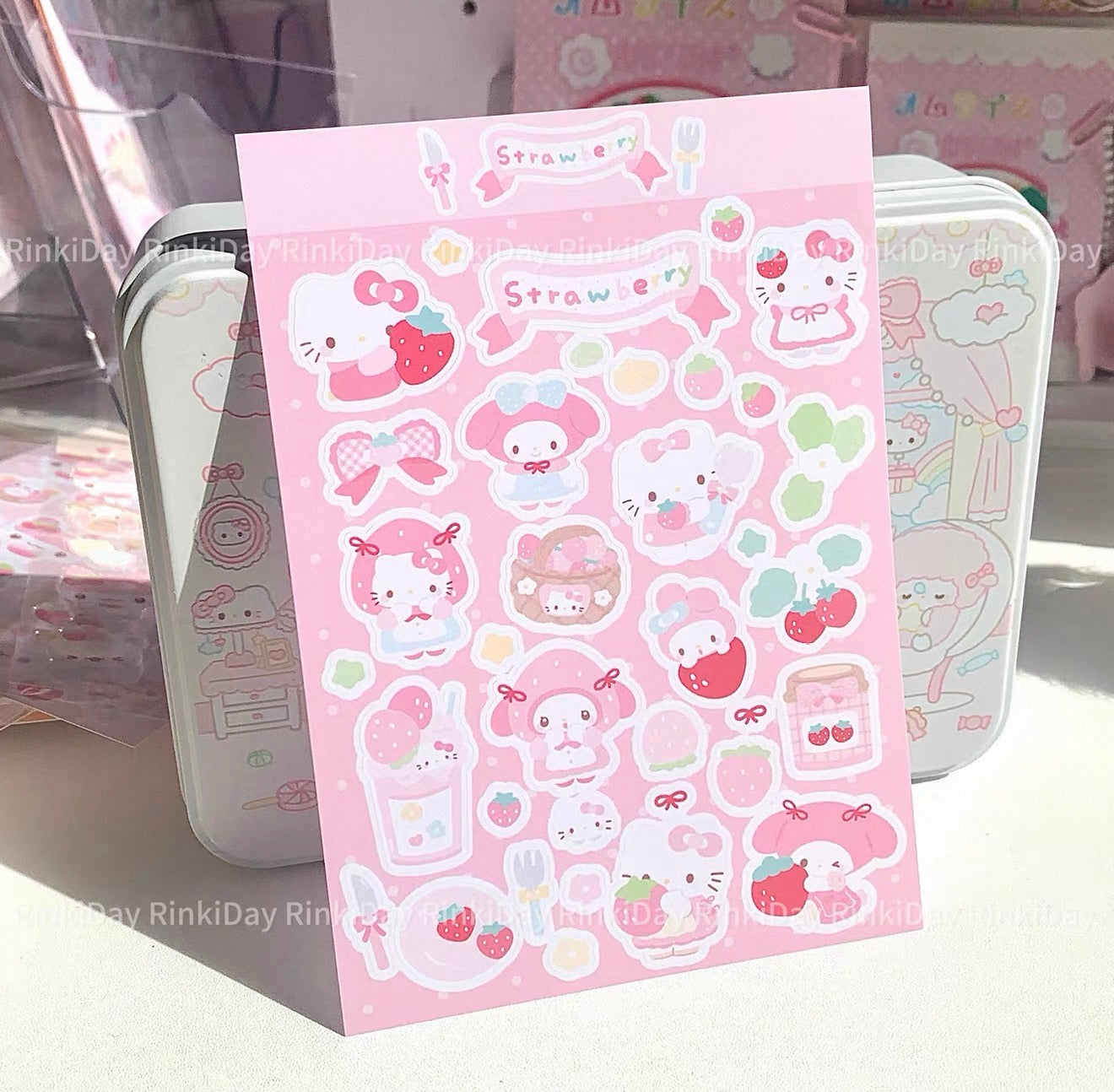 {rinki day} marshmallow sanrio strawberry