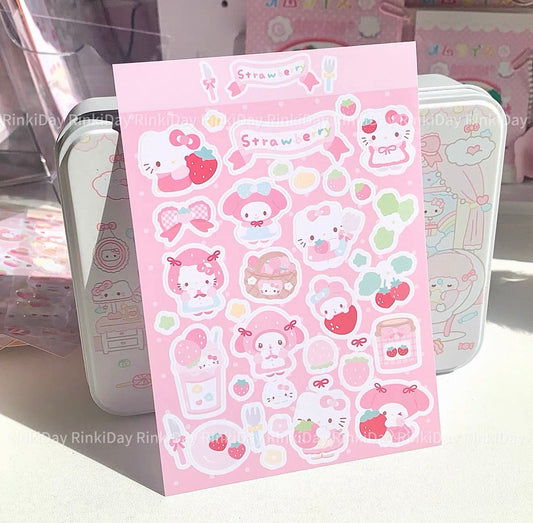 {rinki day} marshmallow sanrio strawberry