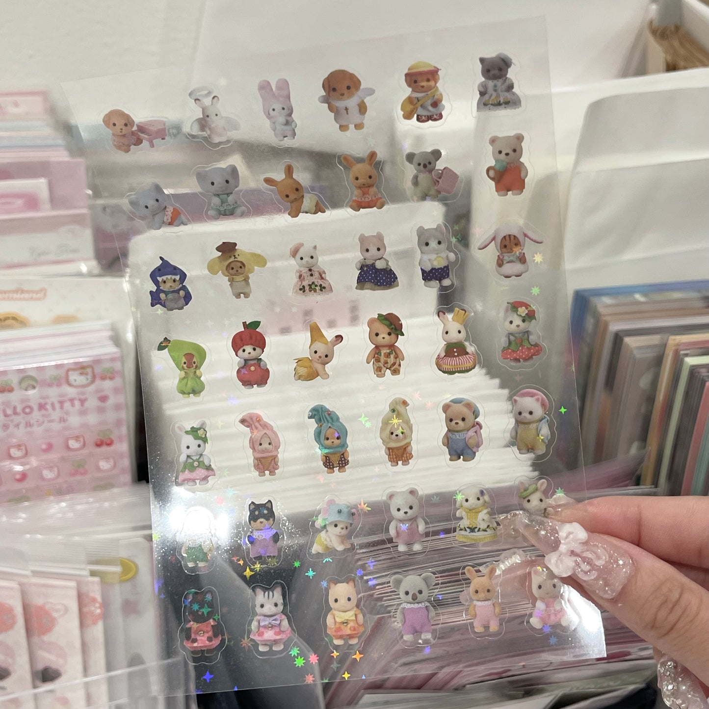 {HRTSEEKER} baby sylvanian family stickers