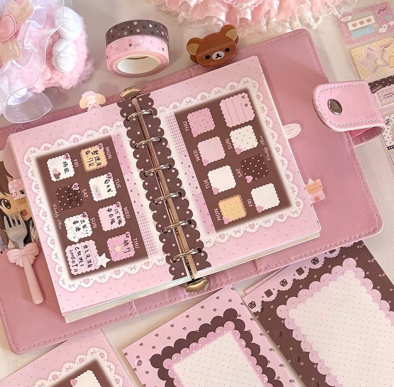 {eating cookies} a7/m5 pink chocolate refill sets