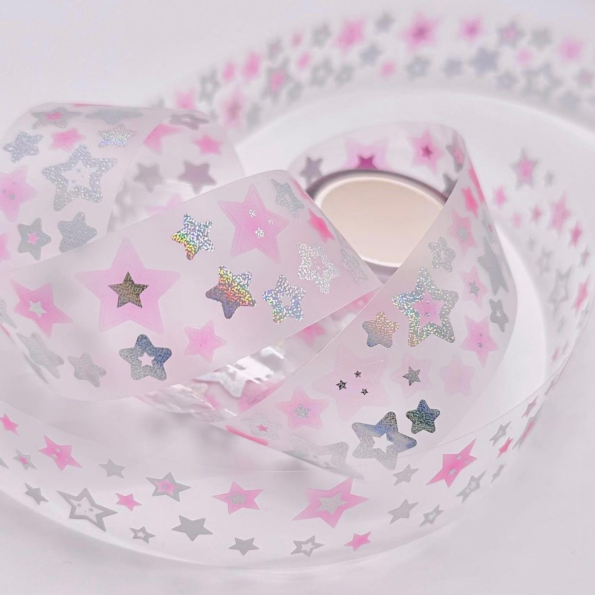 {pearly button} star kisscut tape