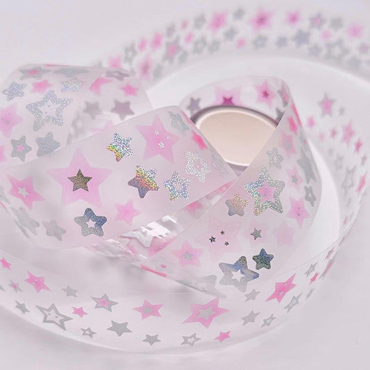 {pearly button} star kiss cut tape