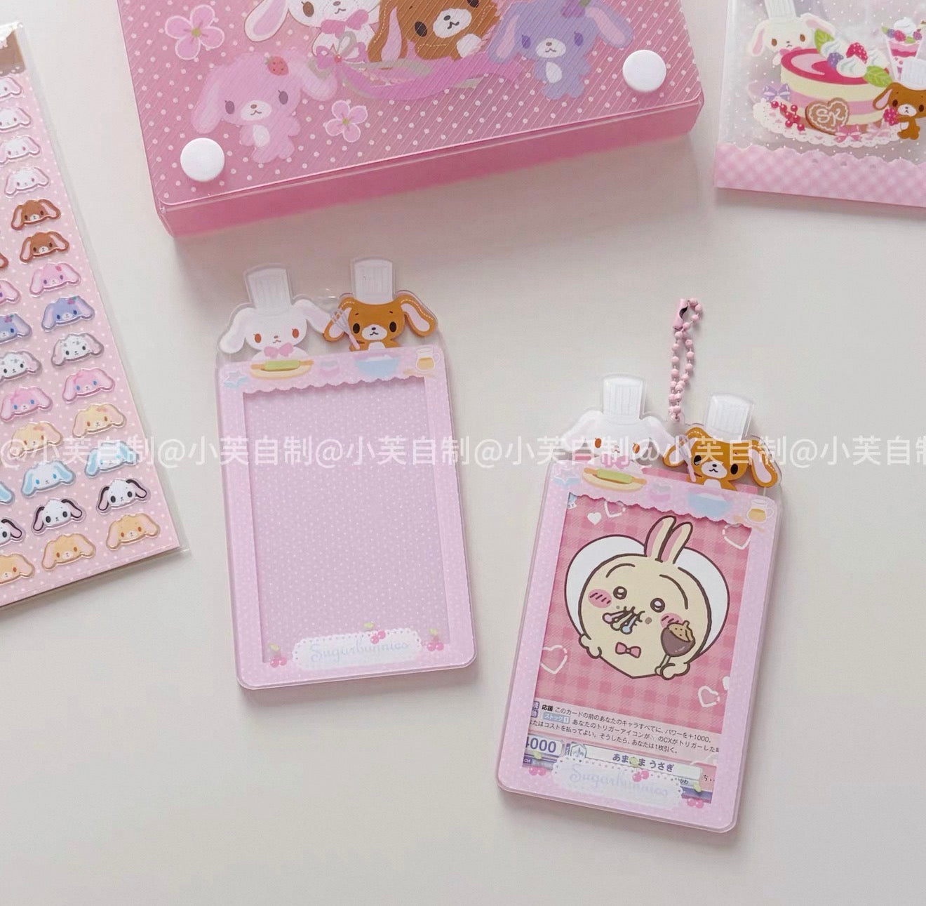 {byfufu} sugarbunnies baking acrylic card holder