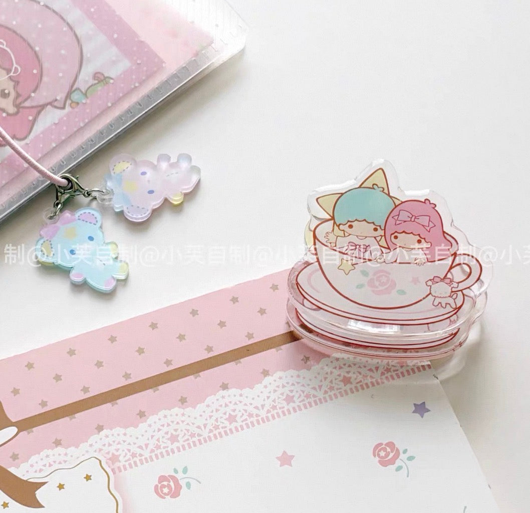 {byfufu} little twin stars teacup clip