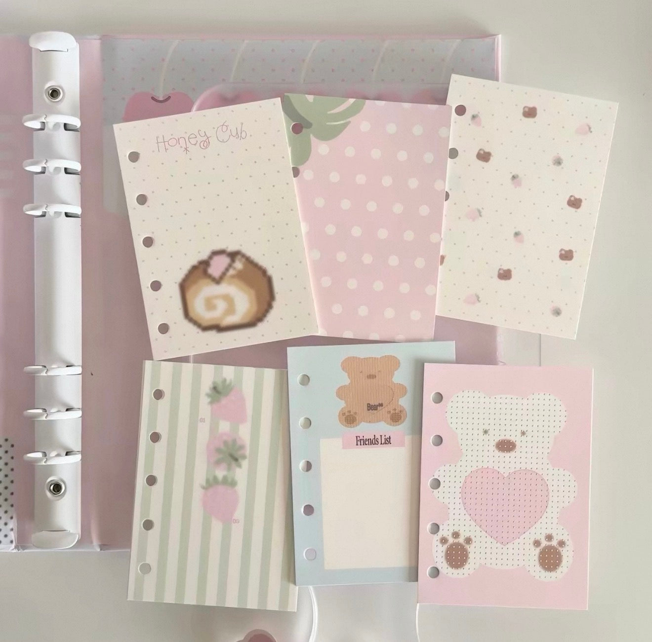 {ribbon shop} bear cakeee m5 refill set