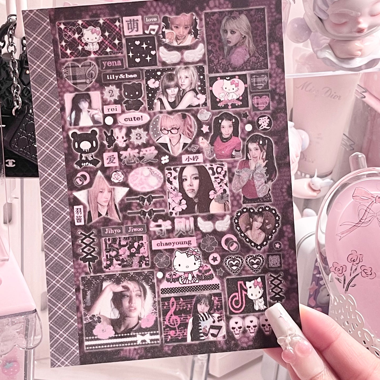 {c-艺术家} girl group series : black+pink #3