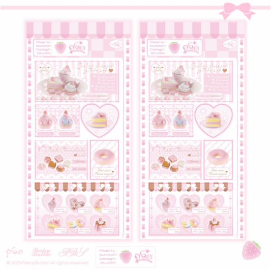{pearly button} sweets menu