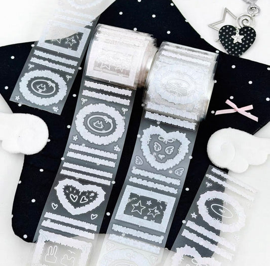 {bali studio} lace frames kiss cut tape