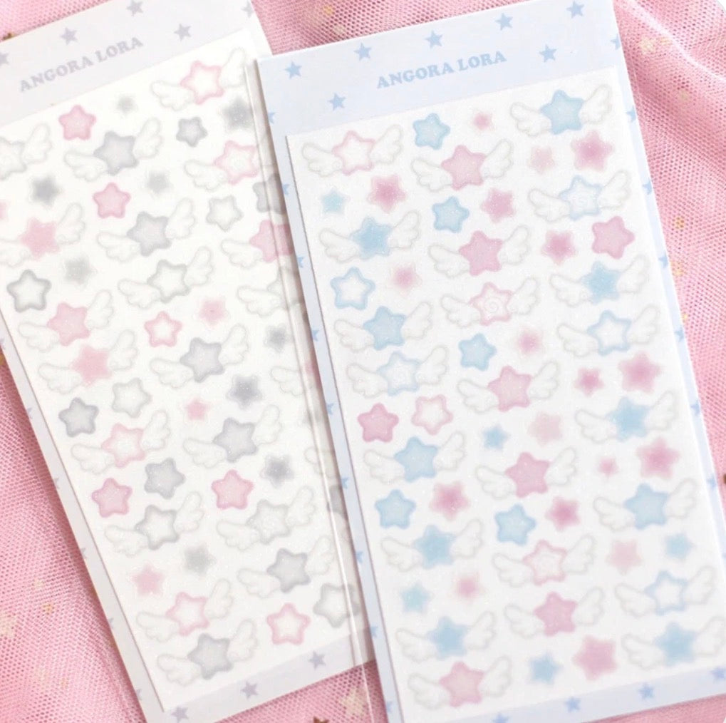 {angora lora} winged stars