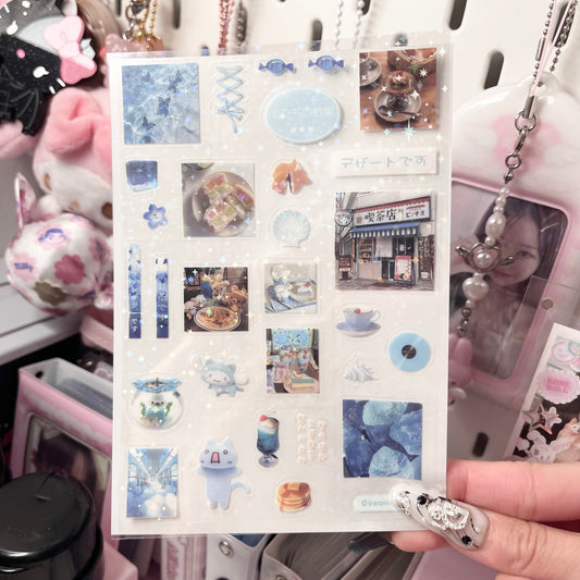 {HRTSTICKER} blue day