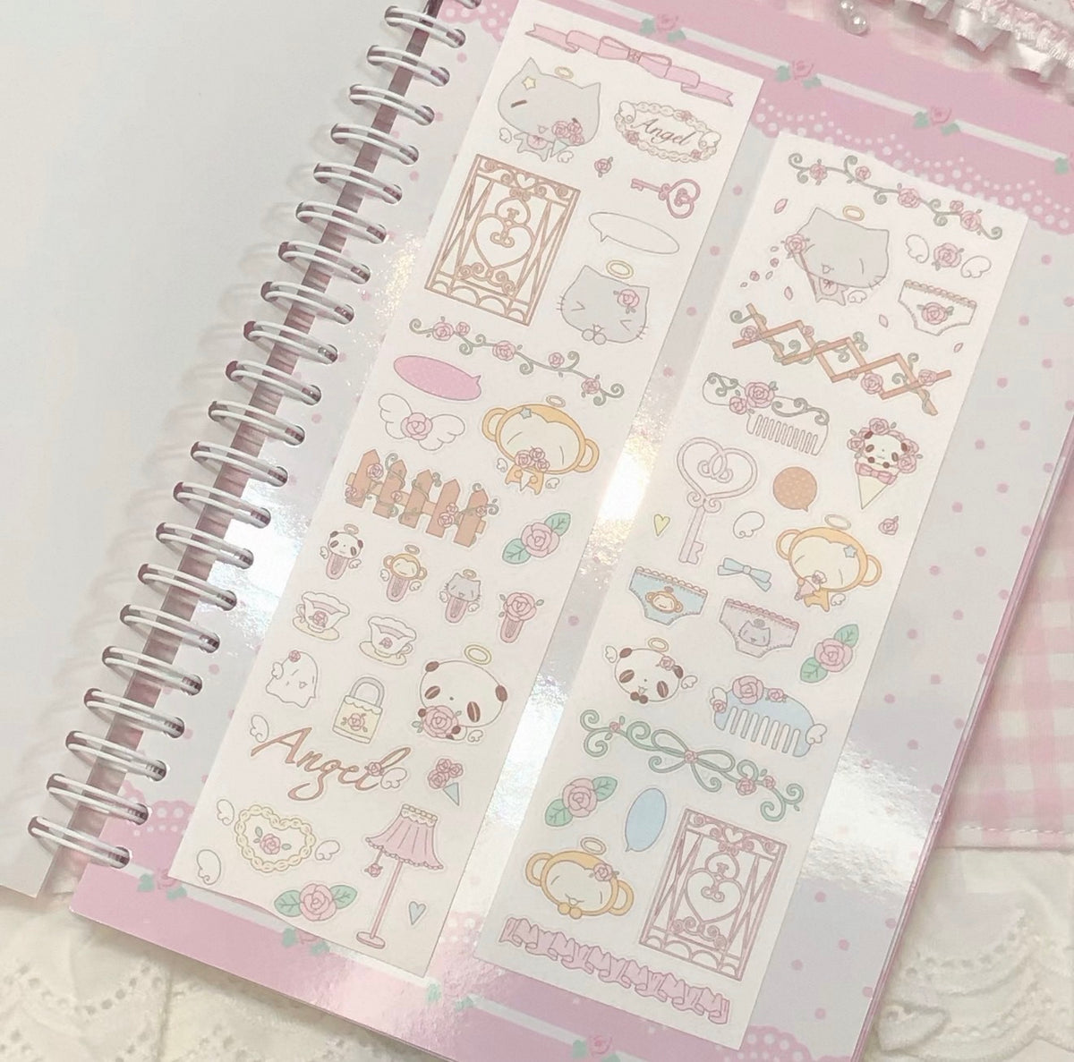 {DearDoris} angel garden kiss cut tape