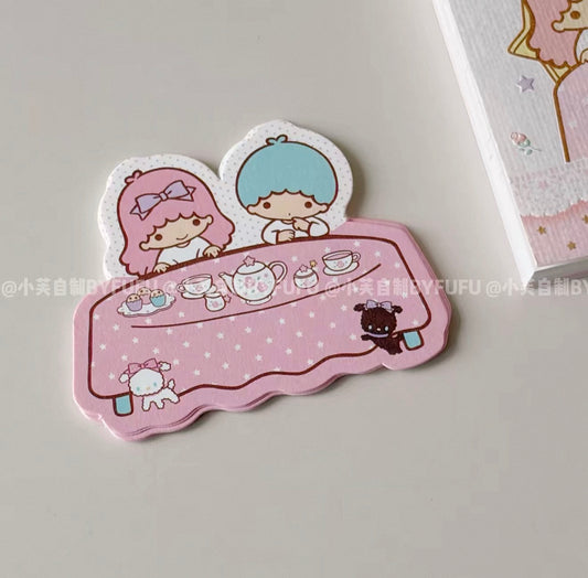{byfufu} little twin stars tea party note