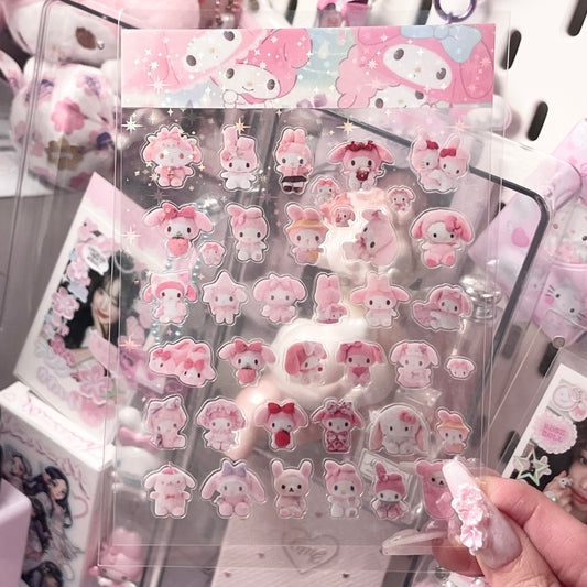 {c-艺术家} pink my melody plushies