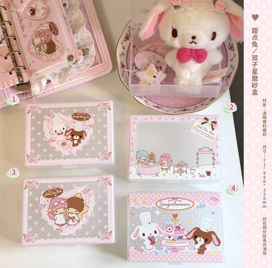 {homemade chestnut} sugarbunnies and little twin stars storage box