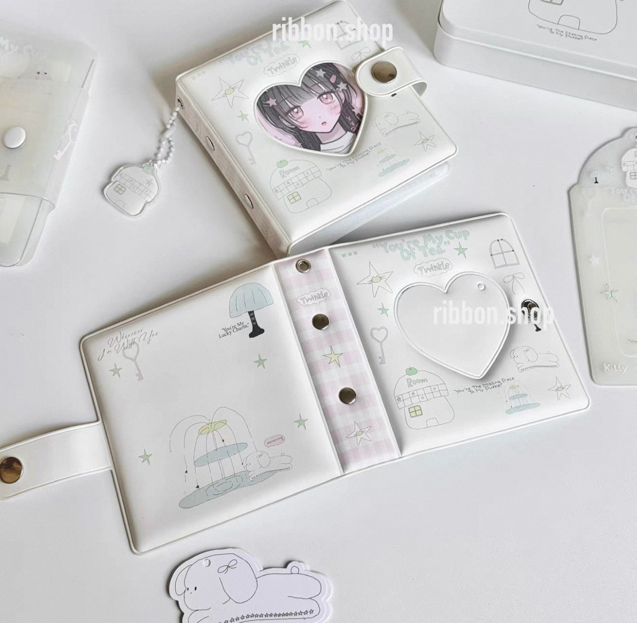 {ribbon shop} twinkle photocard binder
