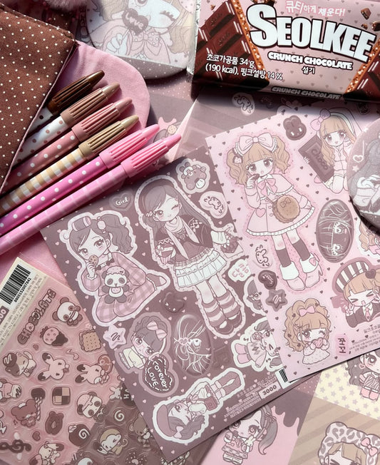 {seolkee illust} pink chocolate collection