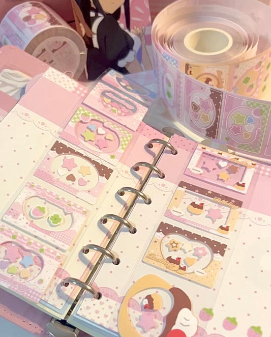 {eating cookies} dessert frames kiss cut tape