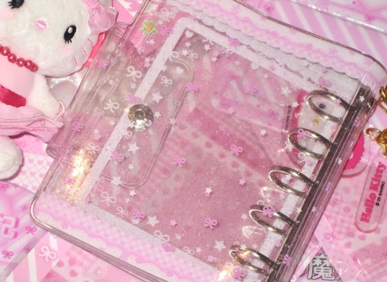 {yummylist} m5 glitter ribbon lace binder