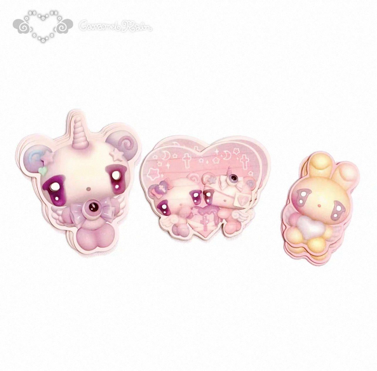 {caramel rain} angel notes 10p