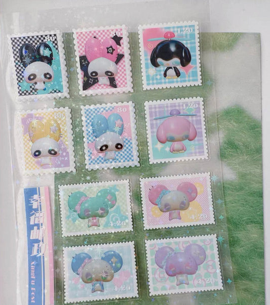 {paradise revolving restaurant} lucky post stamp