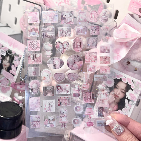{c-艺术家} pink hello kitty angel
