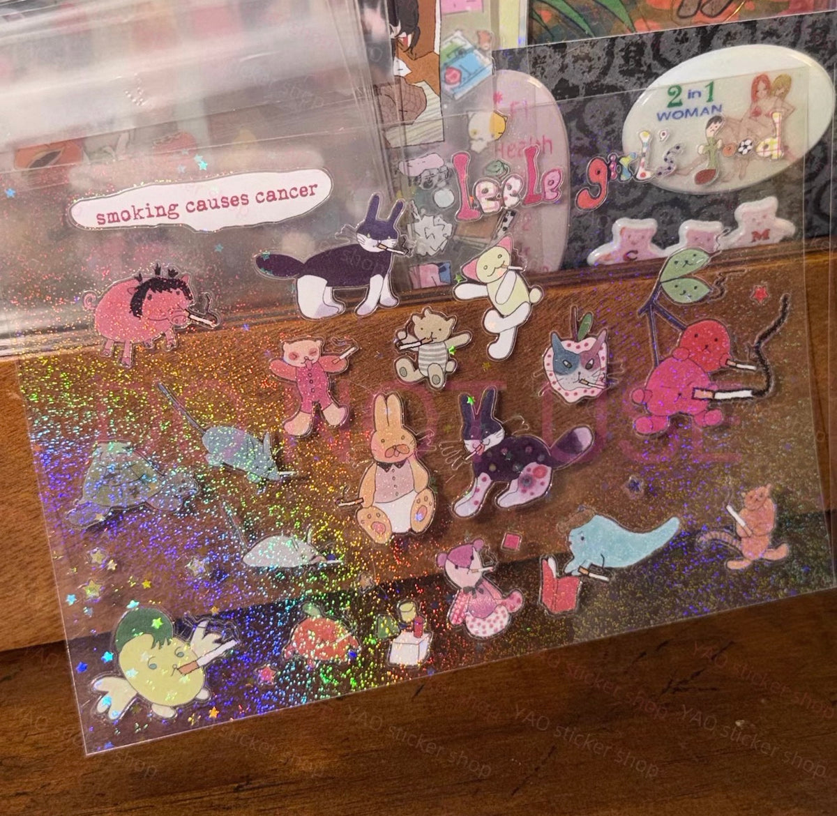 {YAO} x niptong smoking animals