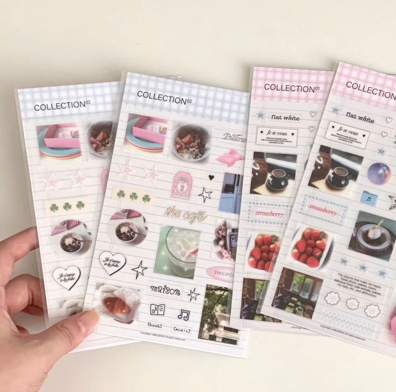 {all4u} “collection” daily sticker