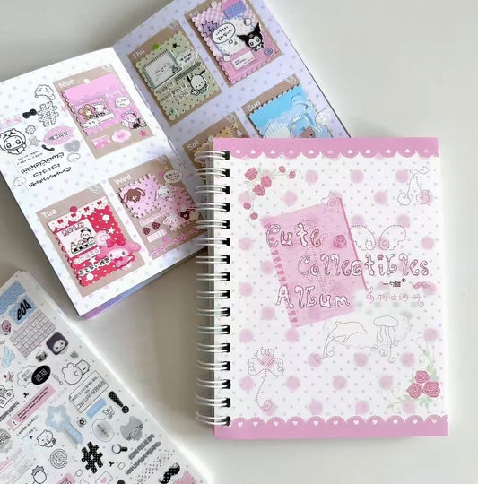 {c-贴纸书} 27p cute collectibles sticker book