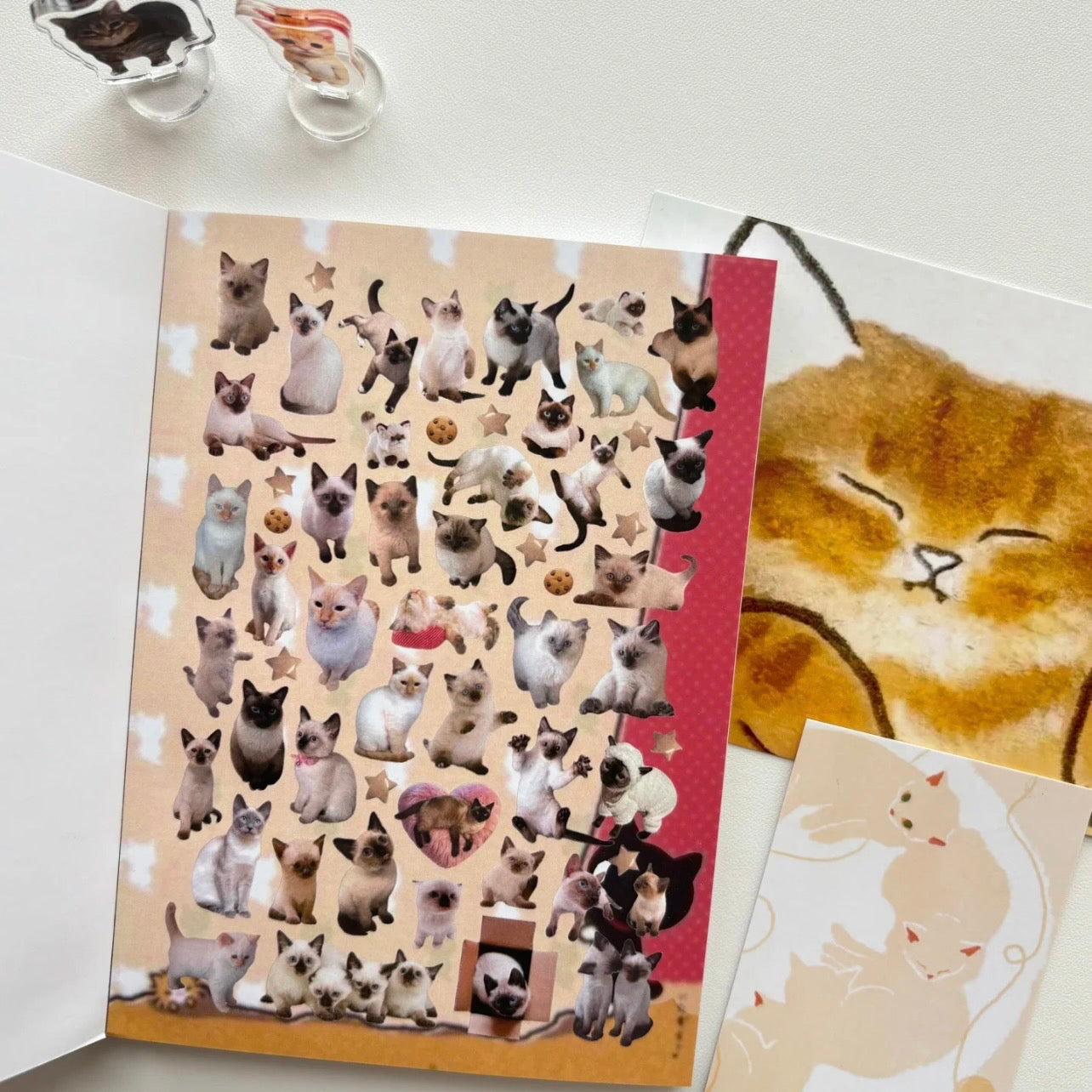 {c-贴纸书} 40 page kitty sticker book