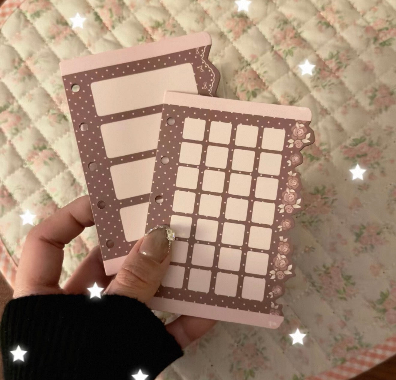 {nnocryy} m5/a7 chocolate rose and cream lace refill set