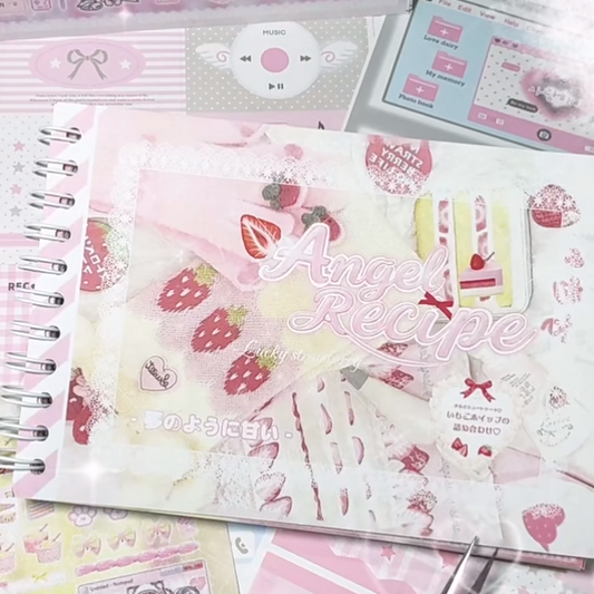 {c-贴纸书} 30p angel recipe sticker book