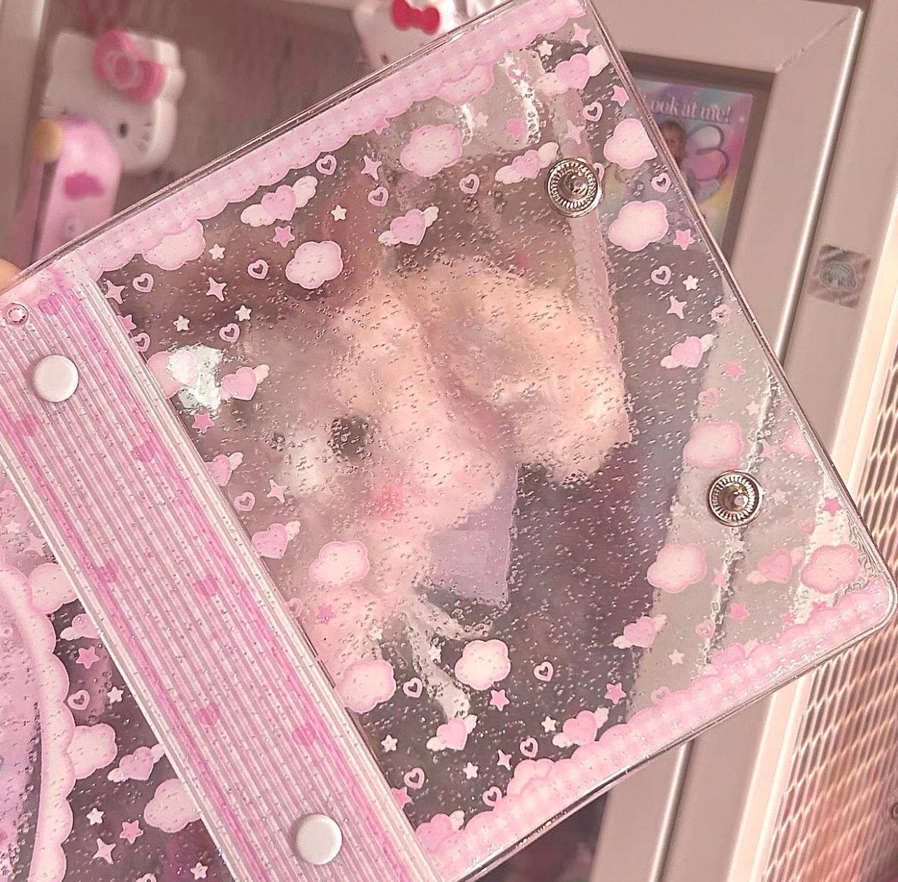 {yummylist} m5 glitter heart cloud binder