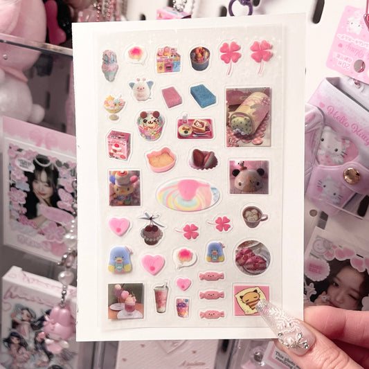 {HRTSTICKER} a7 mini pastel sweets