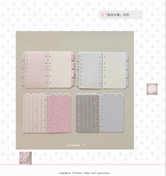 {21chuan} m5/a7 grey tea stripe refill set